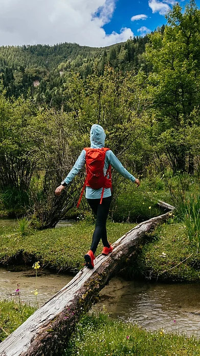 Shutterstock : A woman alone in the wilderness (representative image)